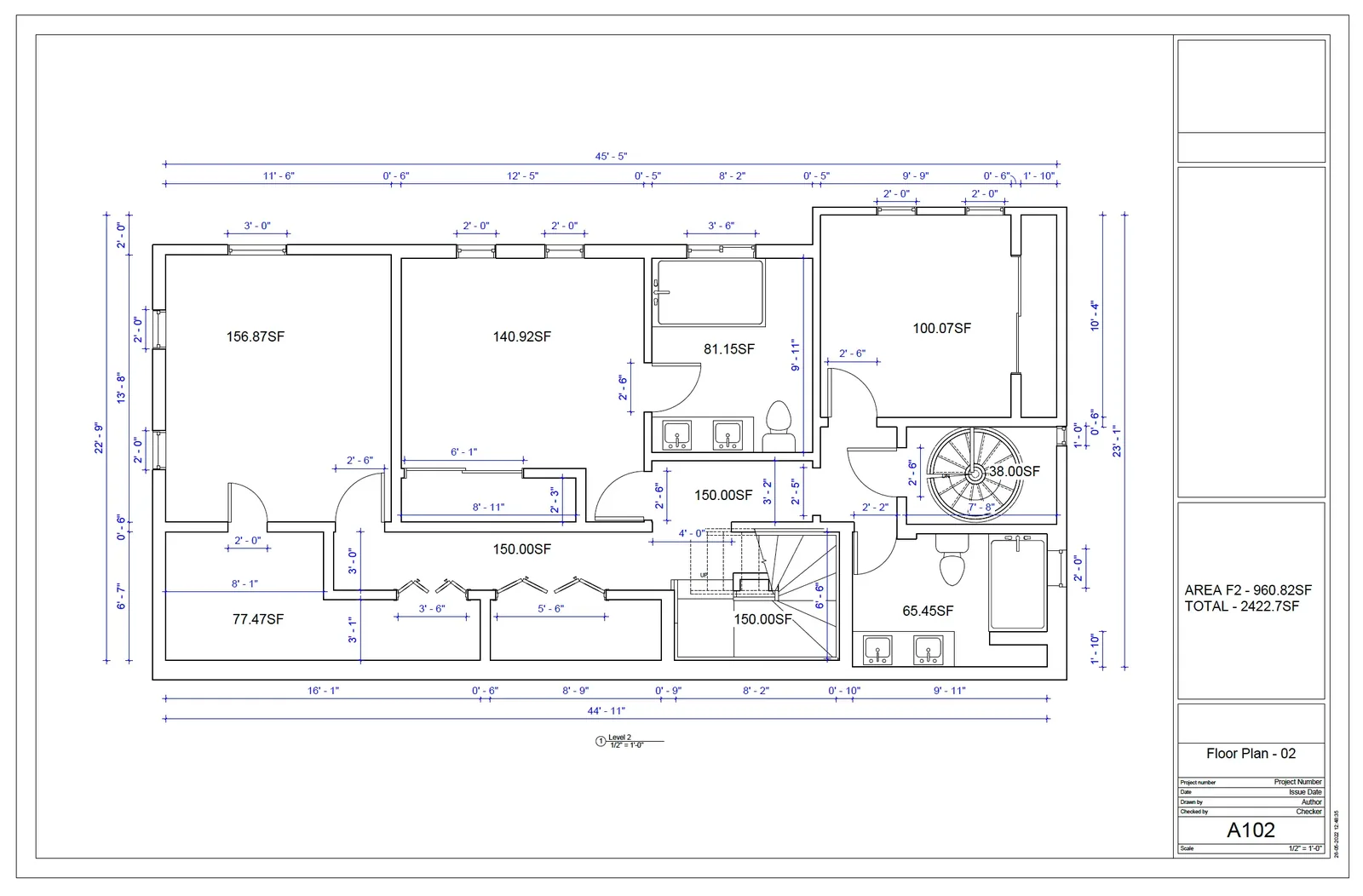 MEDIA360VR as-built floor plan drawing with dimensioned walls, doors and windows